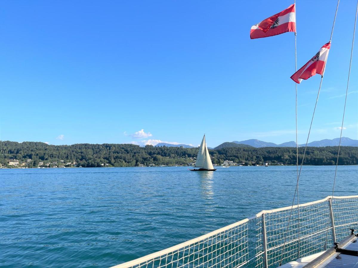 Ferienwohnung Schellander Privatstrand Velden am Wörthersee Buitenkant foto