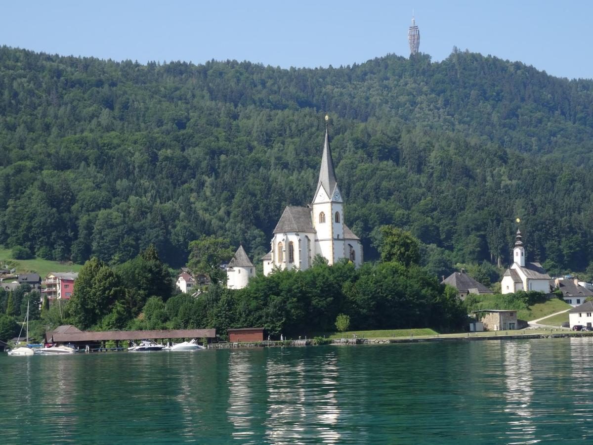 Ferienwohnung Schellander Privatstrand Velden am Wörthersee Buitenkant foto