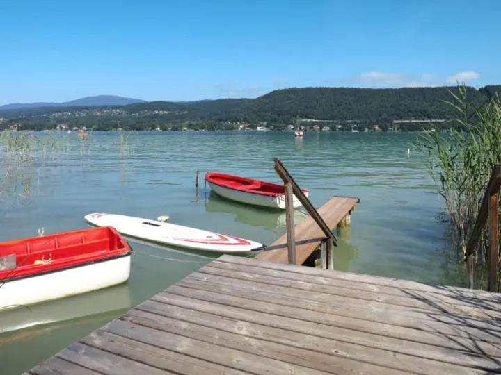 Ferienwohnung Schellander Privatstrand Velden am Wörthersee Buitenkant foto