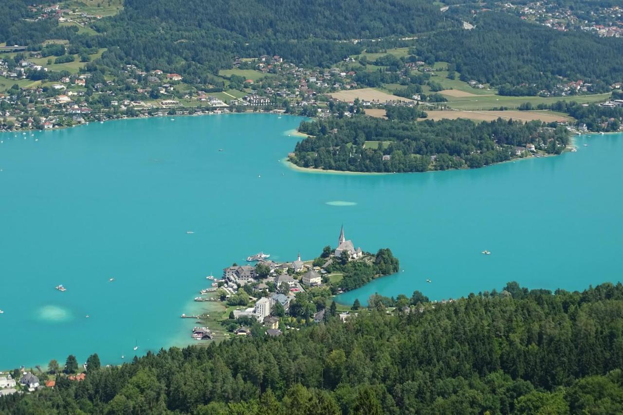 Ferienwohnung Schellander Privatstrand Velden am Wörthersee Buitenkant foto