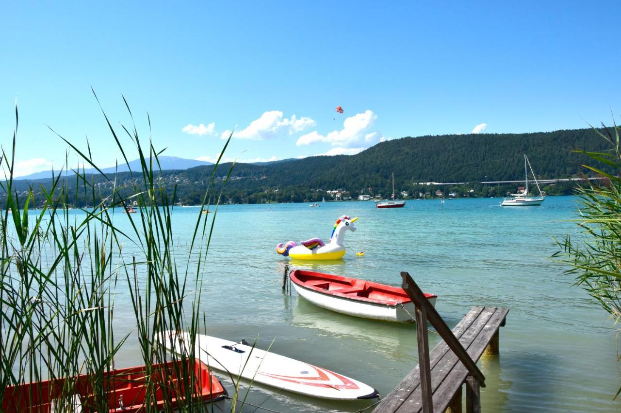 Ferienwohnung Schellander Privatstrand Velden am Wörthersee Buitenkant foto