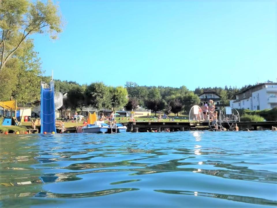 Ferienwohnung Schellander Privatstrand Velden am Wörthersee Buitenkant foto